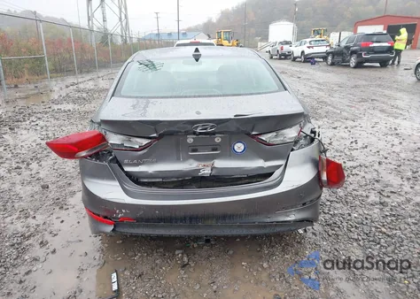 2018 Hyundai Elantra Value Edition z USA, uszkodzony, nr VIN 5NPD84LF7JH322933